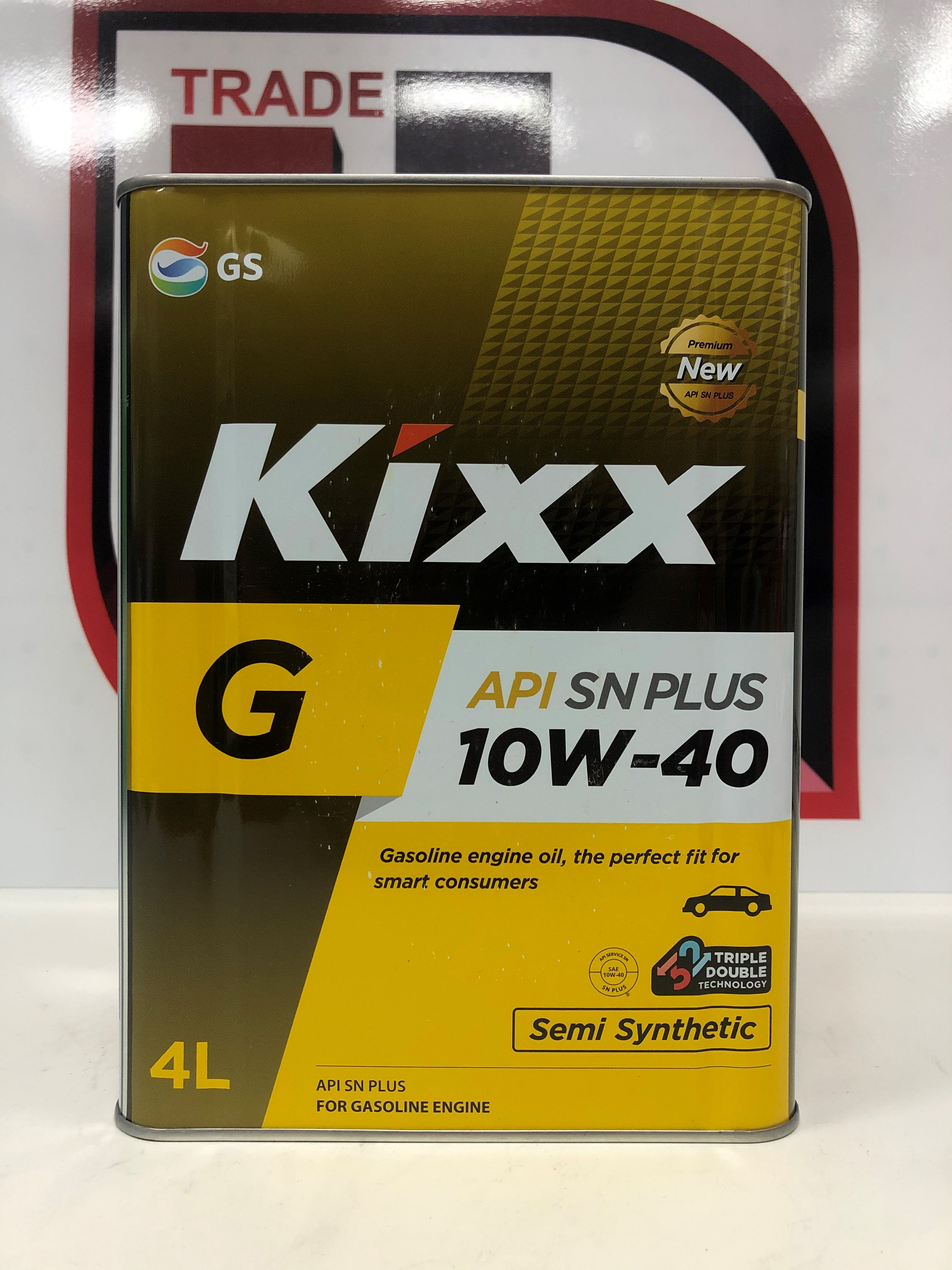 Масло моторное 10W40 п/синт. KIXX G1 (SN /CF) 4л.