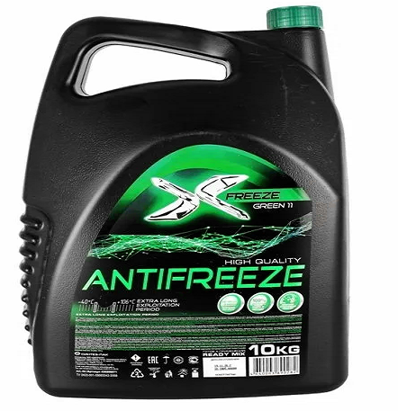 Антифриз X-FREEZE GREEN 10 кг.